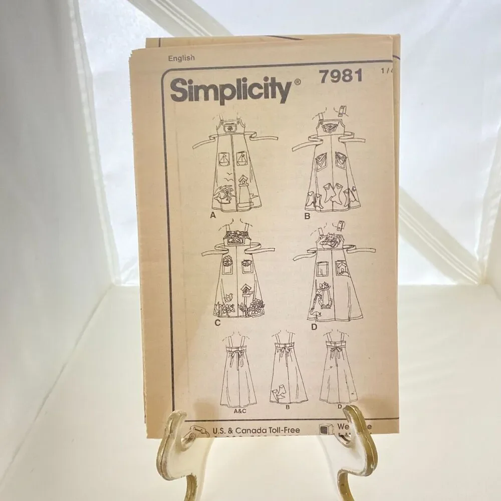 #7981 Simplicity Crafts Misses Jumper Sewing Pattern Size 12-16
